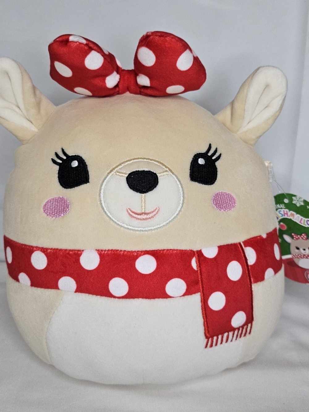 New 2024 Squishmallows Rudolph Red Nosed Reindeer Clarice 8" Plush